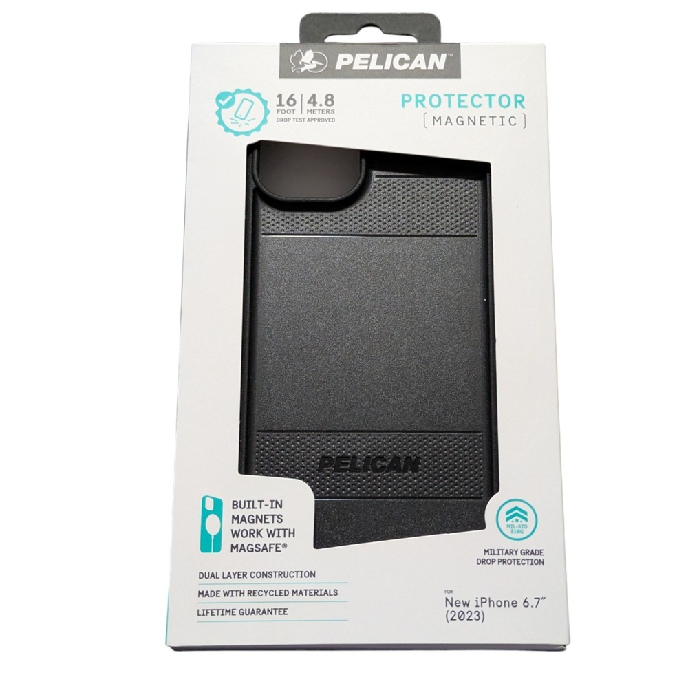 J8. Pelican Protector Series Case W/MagSafe for Apple iPhone 15 Plus 6.7" (2023)